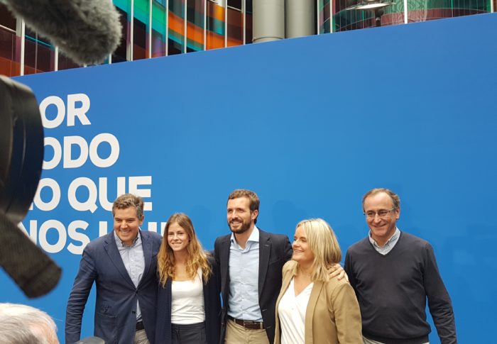 Acto electoral en Vitoria