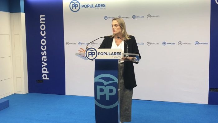 Raquel González: “El PP hará frente a PNV para impedir que el Euskoprocés llegue al País Vasco, que está igual que Cataluña hace tres años