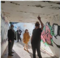 El PP de Getxo propone crear un programa para que artistas graffiteros plasmen sus obras en los pasos subterráneos