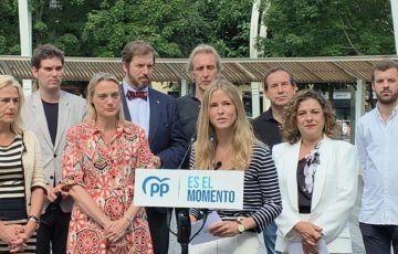 La candidata Bea Fanjul avisa a los vizcaínos, en estas elecciones se elige entre Sánchez o Feijoó