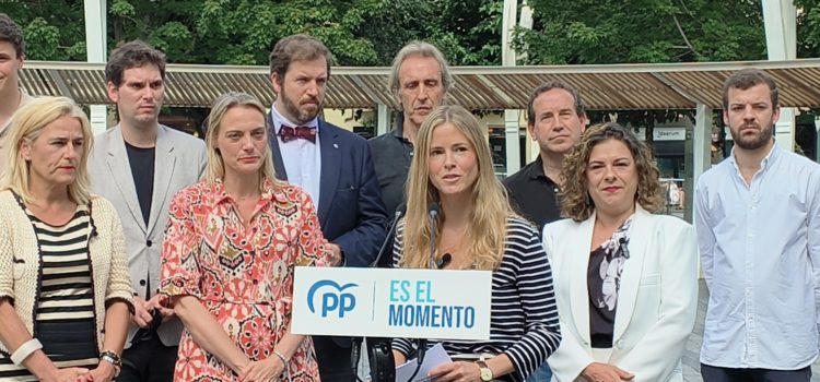 La candidata Bea Fanjul avisa a los vizcaínos, en estas elecciones se elige entre Sánchez o Feijoó